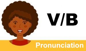 The pronunciation of the letters V and B in English