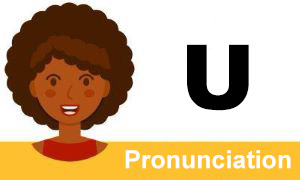 La pronunciación de
la letra U en inglés