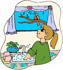 wash