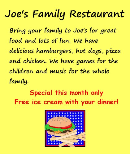 advertisement
